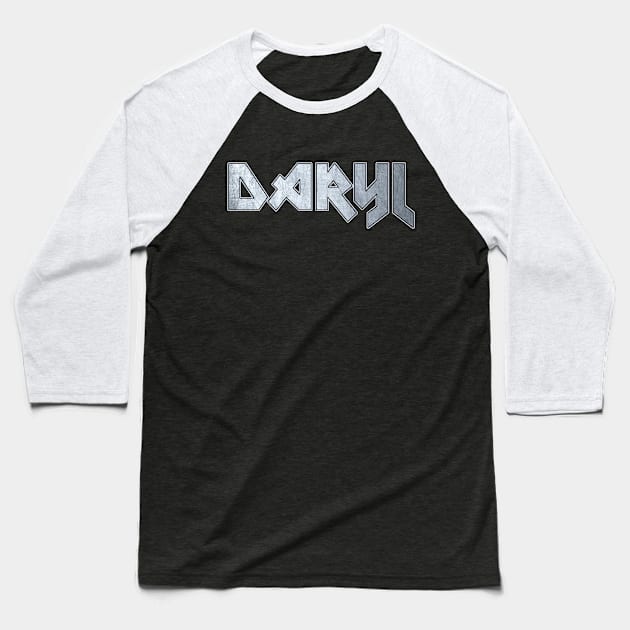 Heavy metal Daryl Baseball T-Shirt by KubikoBakhar